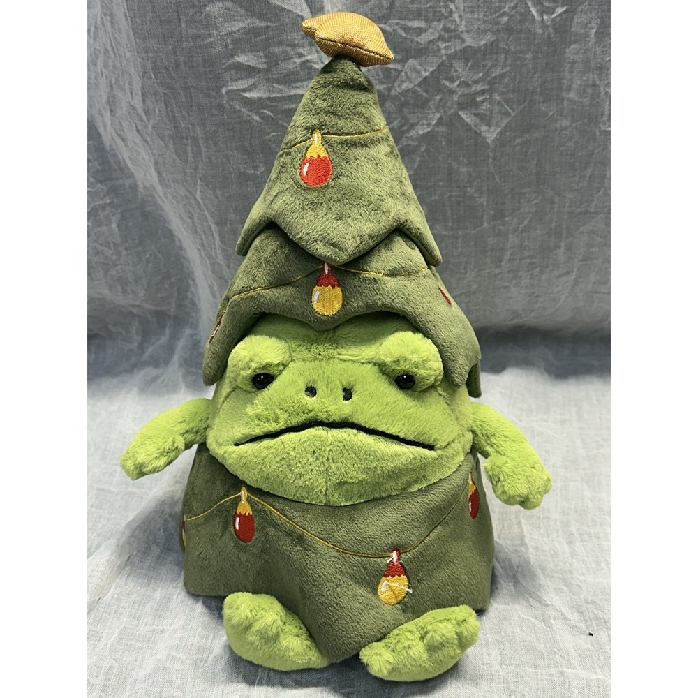 Jellycat Christmas Tree Ricky Rain Frog - NWT New w Tags - Holiday - Authentic - Picture 6 of 14